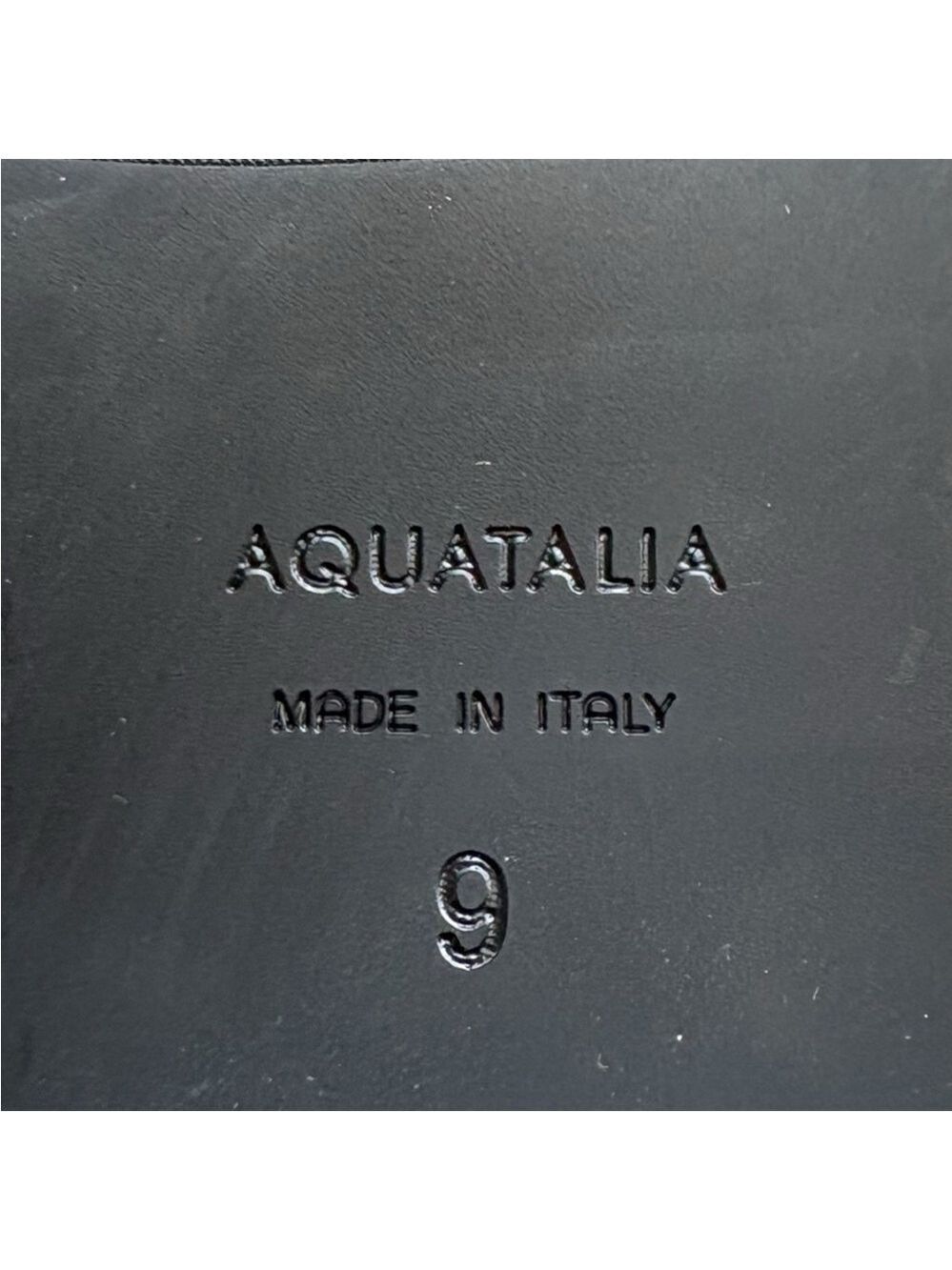 Aquatalia Graciela Black Leather Knee-High Boots, Size 9, Italy. New without box - Picture 7 of 16